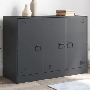 vidaXL Buffet anthracite 99x39x73 cm acier pas cher