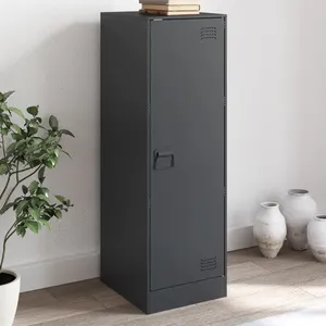 vidaXL Buffet anthracite 34,5x39x107 cm acier pas cher