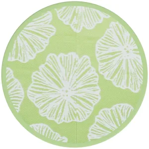 Comparateur de prix : vidaXL Tapis d'extérieur vert Ø120 cm PP