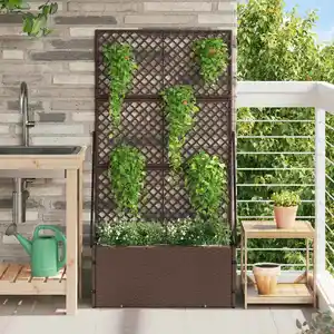 vidaXL Pots et jardinières Oui Autre Matériau pas cher