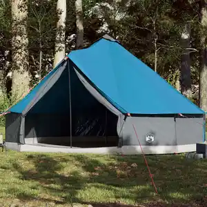 Comparateur de prix : vidaXL Tente familiale tipi 8 personnes bleu imperméable