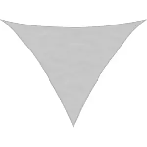 vidaXL Voile d'ombrage gris clair 3x3x4,24 m 100% polyester oxford pas cher