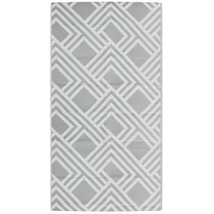 Comparateur de prix : vidaXL Tapis d'extérieur Gris 80x150 cm PP