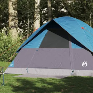 Comparateur de prix : vidaXL Vidaxl Tente Familiale À Dôme 6 Personnes Bleu Imperméable