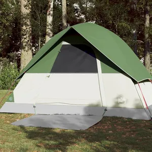 Comparateur de prix : vidaXL Vidaxl Tente De Camping À Dôme 3 Personne Vert Imperméable