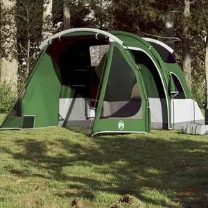 Comparateur de prix : vidaXL Tente de camping tunnel 4 personnes vert imperméable