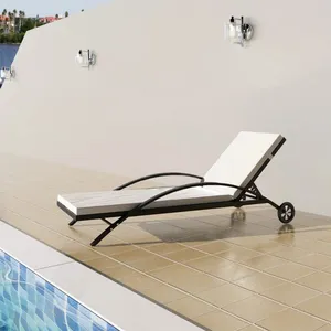 vidaXL Ensemble manger de jardin 5 pcs bronze aluminium coulé pas cher