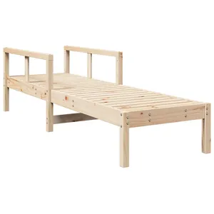 Comparateur de prix : vidaXL Chaise longue 199,5x62x55 cm bois massif de pin
