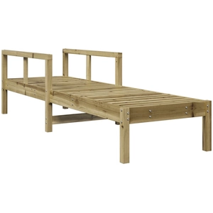 Comparateur de prix : vidaXL Chaise longue 199,5x62x55 cm bois de pin imprégné