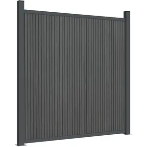 Comparateur de prix : vidaXL Panneau de clôture gris 180x186 cm WPC