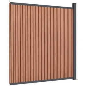 Comparateur de prix : vidaXL Panneau de clôture marron 173x186 cm WPC