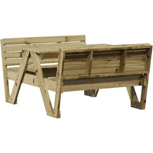 vidaXL Table de pique-nique pour enfants bois de pin imprégné pas cher