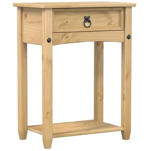 Comparateur de prix : vidaXL Table console Corona 55x35x73 cm bois de pin massif