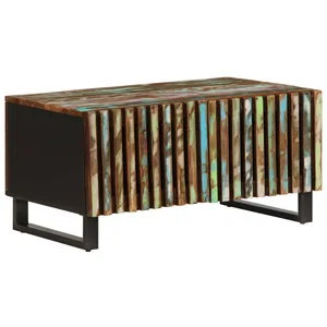 vidaXL Table basse 80x51x40 cm bois massif d'acacia pas cher