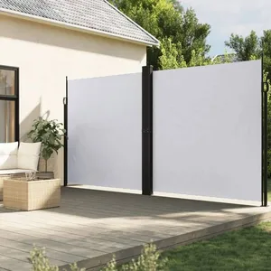 Comparateur de prix : vidaXL Auvent latéral rétractable blanc 200x600 cm