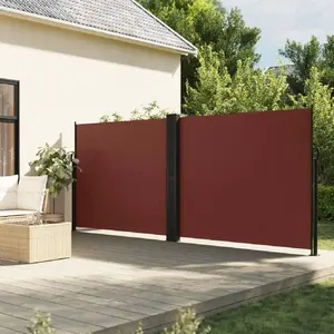 Comparateur de prix : vidaXL Auvent latéral rétractable marron 160x1200 cm