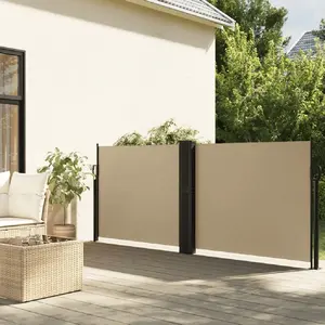 Comparateur de prix : vidaXL Auvent latéral rétractable beige 120x1200 cm