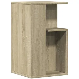 vidaXL Table d'appoint chêne sonoma 35x35x60 cm bois d'ingénierie pas cher