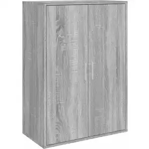 vidaXL Buffet sonoma gris 60x31x84 cm bois d'ingénierie pas cher