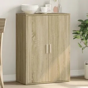 vidaXL Buffet chêne sonoma 60x31x84 cm bois d'ingénierie pas cher
