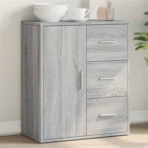 vidaXL Buffet sonoma gris 60x31x70 cm bois d'ingénierie pas cher