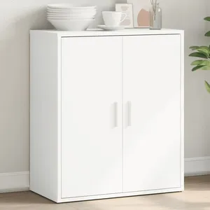 Buffet 2 pcs en bois de pin massif blanc 40x35x80 cm | Leroy Merlin
