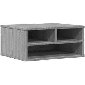 vidaXL Support d'imprimante sonoma gris 49x40x22,5cm bois d'ingénierie pas cher