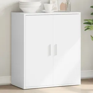 vidaXL Buffet blanc 79x38x80 cm bois d’ingénierie pas cher