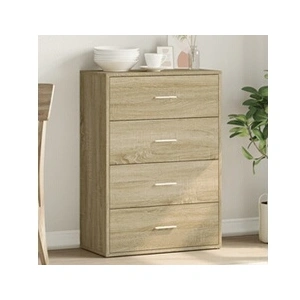 vidaXL Buffet chêne sonoma 60x31x84 cm bois d'ingénierie pas cher