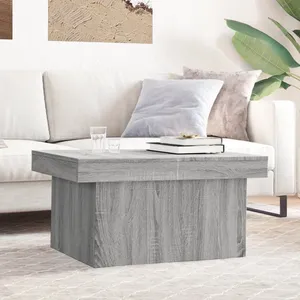 vidaXL Table basse sonoma gris 100x55x40 cm bois d'ingénierie pas cher