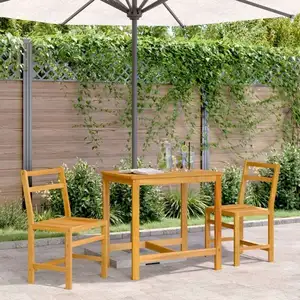 Comparateur de prix : vidaXL Ensemble de balcon 3 pcs bois d'acacia solide