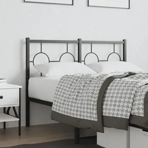 Comparateur de prix : vidaXL Tête de lit métal noir 120 cm