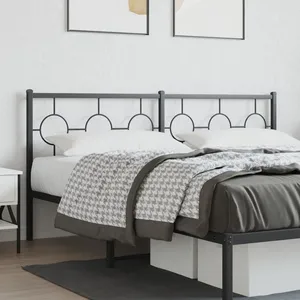 Comparateur de prix : vidaXL Tête de lit métal noir 180 cm