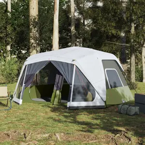 Comparateur de prix : vidaXL Vidaxl Tente Familiale Avec Led 10 Personnes À Dégagement Rapide