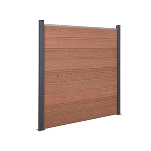 Comparateur de prix : vidaXL Ensemble de panneaux de clôture marron 180x186 cm WPC