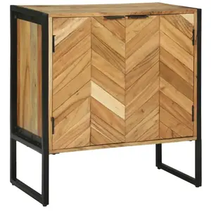 vidaXL Buffet  70x35x75 cm Bois Massif d'Acacia pas cher