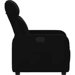 Comparateur de prix : vidaXL Fauteuil inclinable Noir Tissu