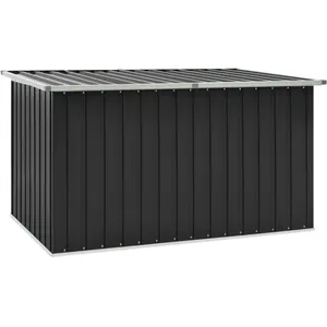 vidaXL Cadre de lit avec lumières LED gris 140x190 cm similicuir pas cher