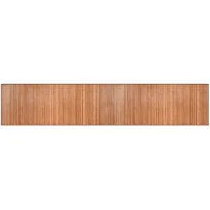 vidaXL Tapis rectangulaire naturel 80x400 cm bambou pas cher