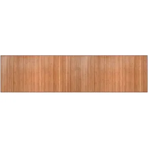vidaXL Tapis rectangulaire naturel 100x400 cm bambou pas cher