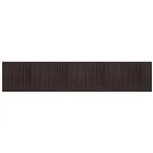 vidaXL Tapis rectangulaire marron foncé 80x400 cm bambou pas cher