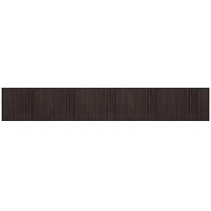 Comparateur de prix : vidaXL Tapis rectangulaire marron foncé 80x1000 cm bambou