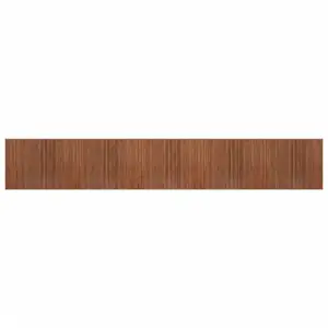 Comparateur de prix : vidaXL Tapis rectangulaire marron 80x1000 cm bambou