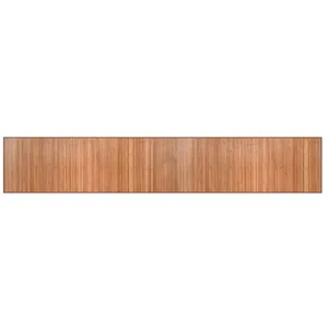 vidaXL Tapis rectangulaire naturel 70x400 cm bambou pas cher
