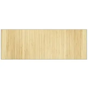 Comparateur de prix : vidaXL Tapis rectangulaire naturel clair 70x200 cm bambou