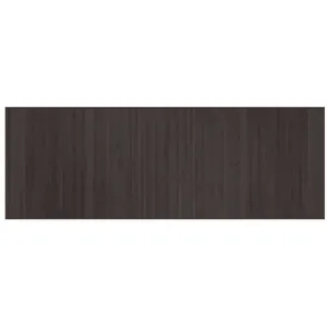 vidaXL Tapis rectangulaire marron foncé 70x200 cm bambou pas cher