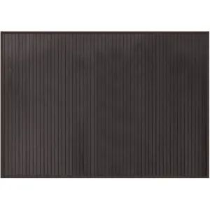 vidaXL Tapis rectangulaire marron foncé 70x100 cm bambou pas cher