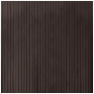vidaXL Tapis rectangulaire marron foncé 100x100 cm bambou pas cher