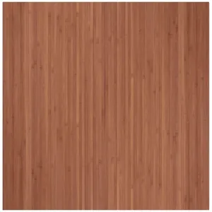 vidaXL Tapis rectangulaire marron 100x100 cm bambou