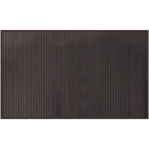 vidaXL Tapis rectangulaire marron foncé 60x100 cm bambou pas cher